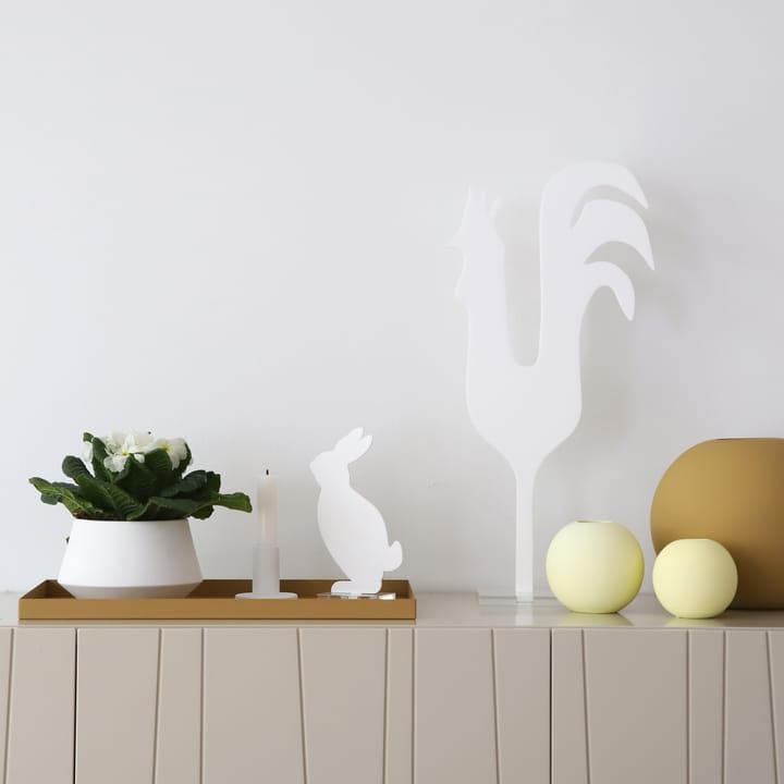 Påskehane til pynt, 47 cm - White - Cooee Design