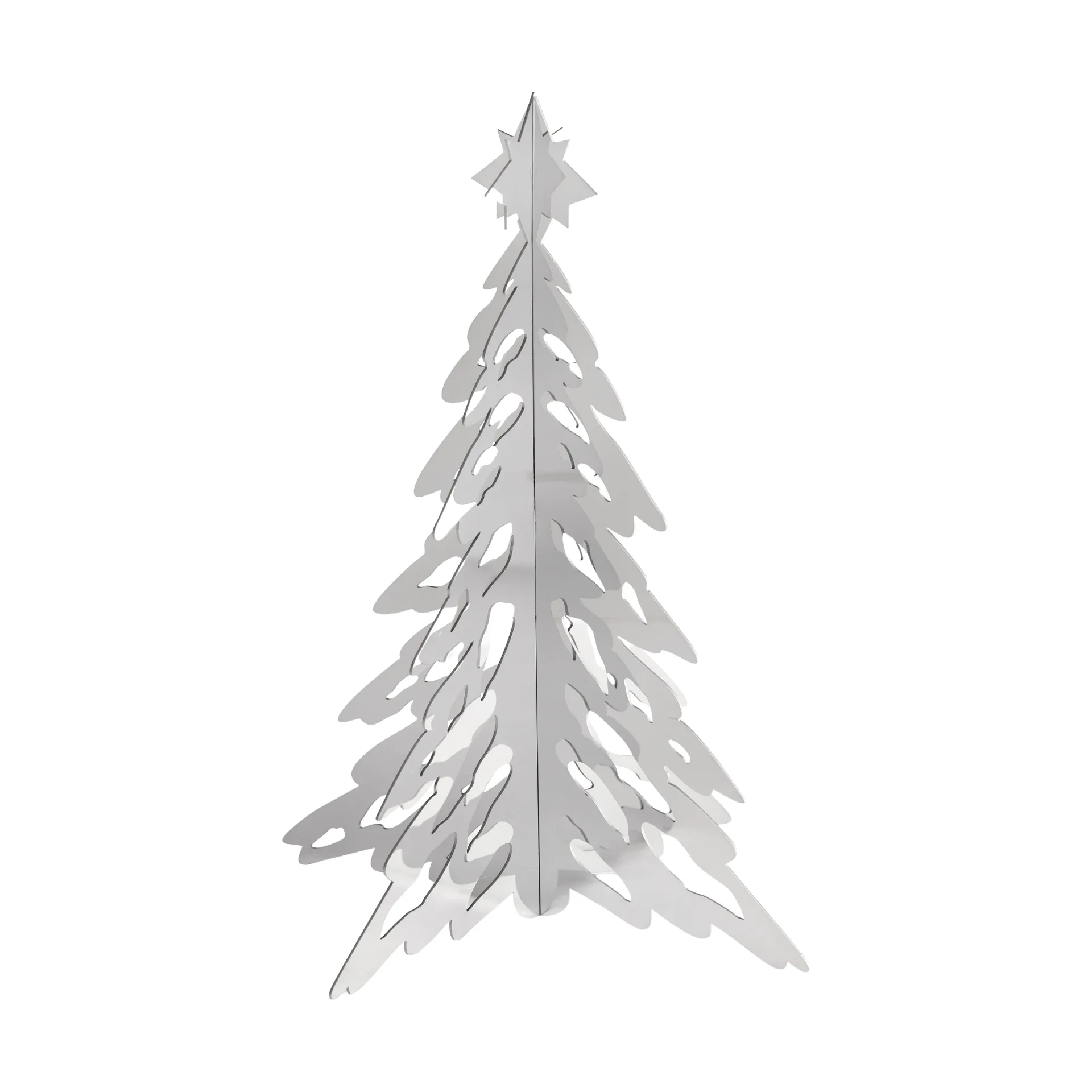 Pinetree dekorationgran 30 cm, Rustfrit stål Cooee Design