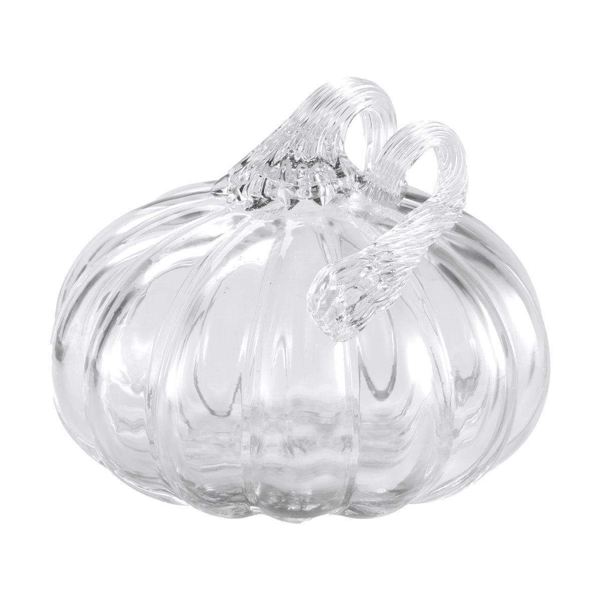 Cooee Design Pumpkin dekoration 10 cm Clear | Skandinavisk Design | Dekorationsdetaljer | Gennemsigtig
