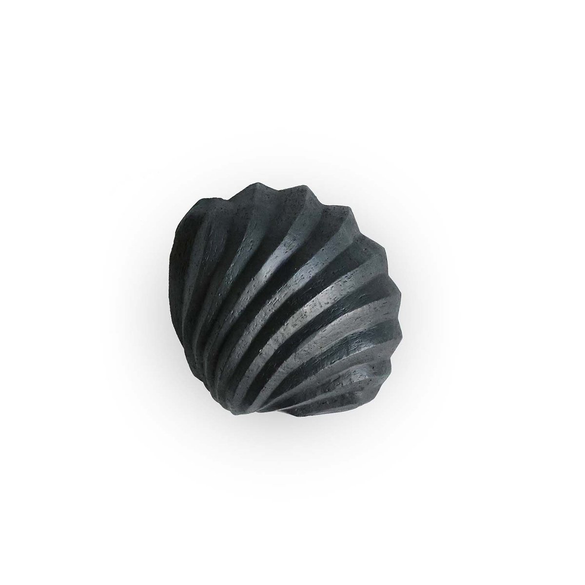 Cooee Design The Clam Shell skulptur 13 cm Coal (7350057808900)