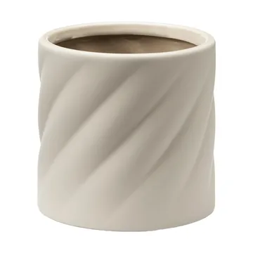 Twist blomsterkrukke - Sand, lille Ø12 cm - Cooee Design