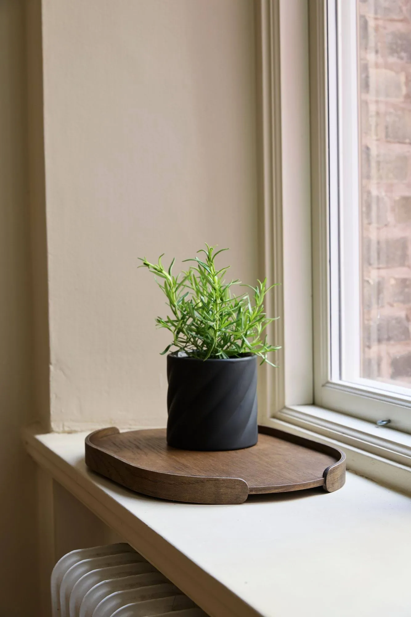 Twist blomsterkrukke, Sort, lille Ø12 cm Cooee Design