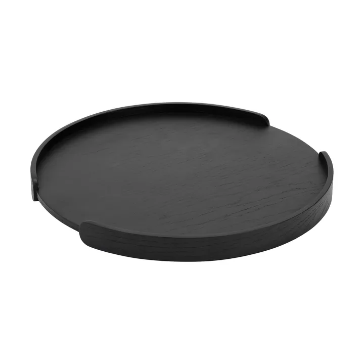 Woody bakke - Sortbejdset eg, Ø35 cm - Cooee Design