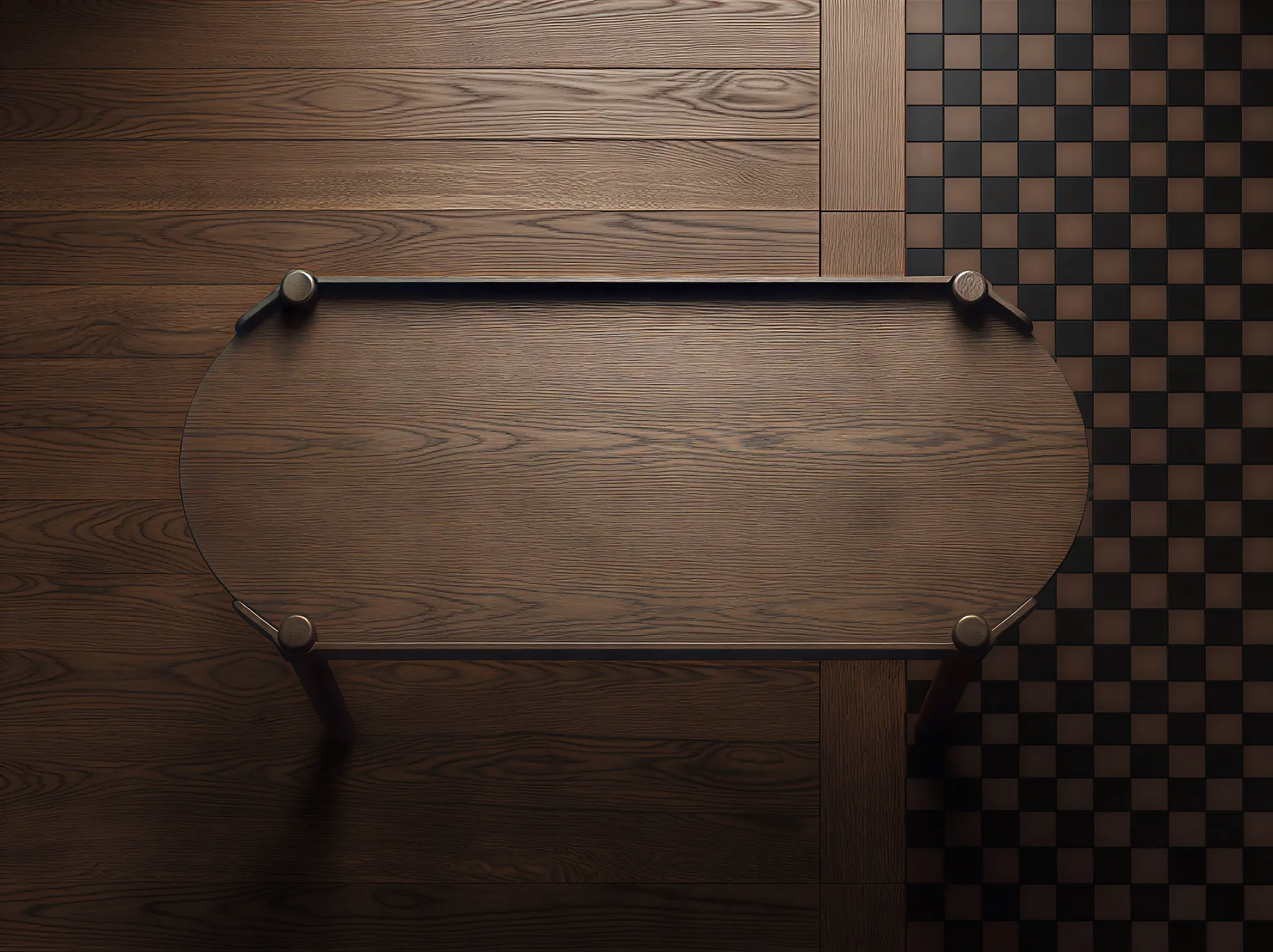 Woody bord 50x105 cm, Mørkbejdset eg Cooee Design