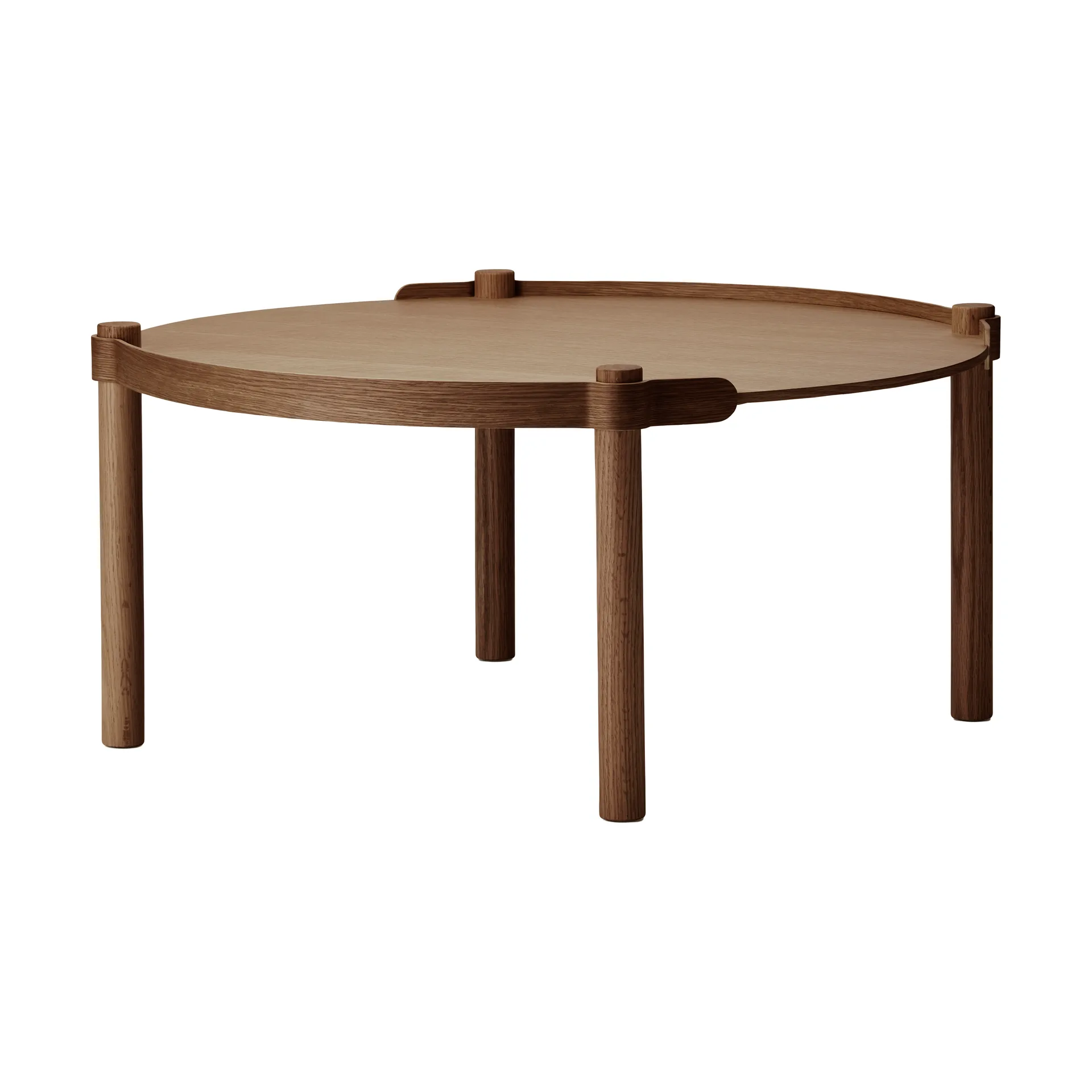 Woody bord Ø80 cm, Mørkbejdset eg Cooee Design