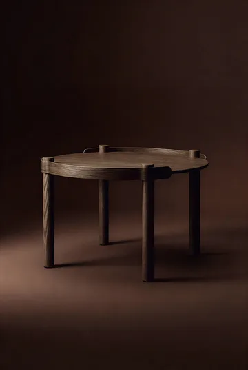 Woody bord Ø80 cm - Mørkbejdset eg - Cooee Design