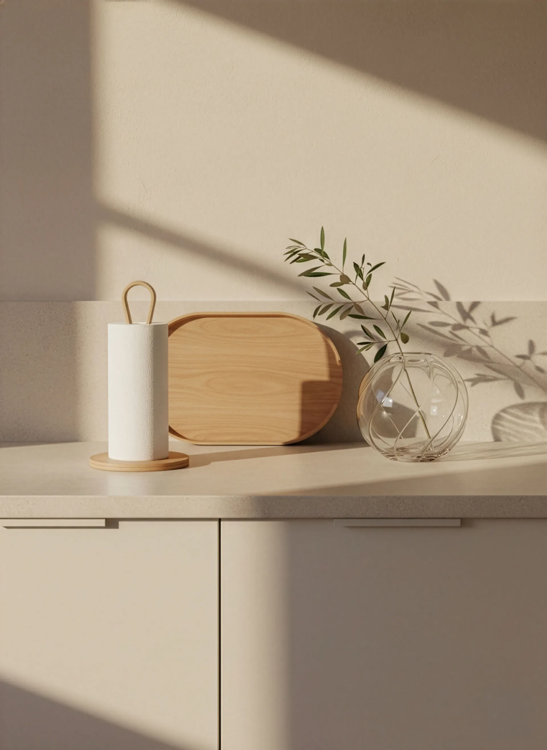 Woody køkkenrulleholder, Eg Cooee Design