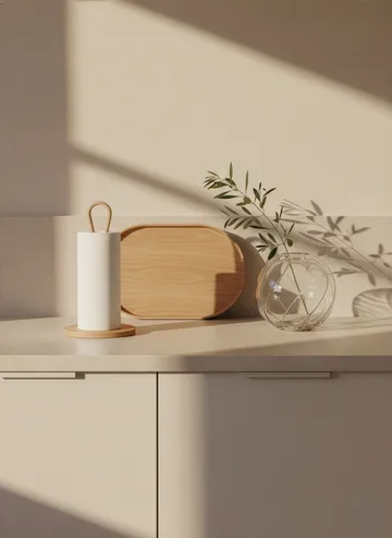 Woody køkkenrulleholder - Eg - Cooee Design