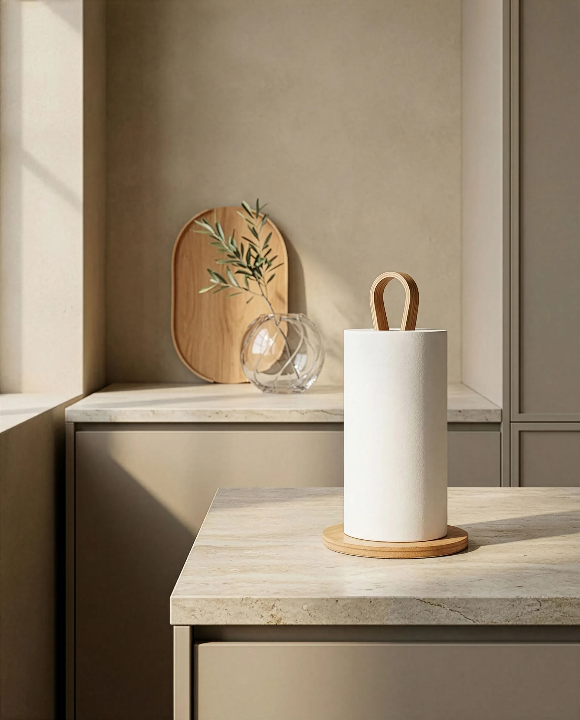 Woody køkkenrulleholder, Eg Cooee Design