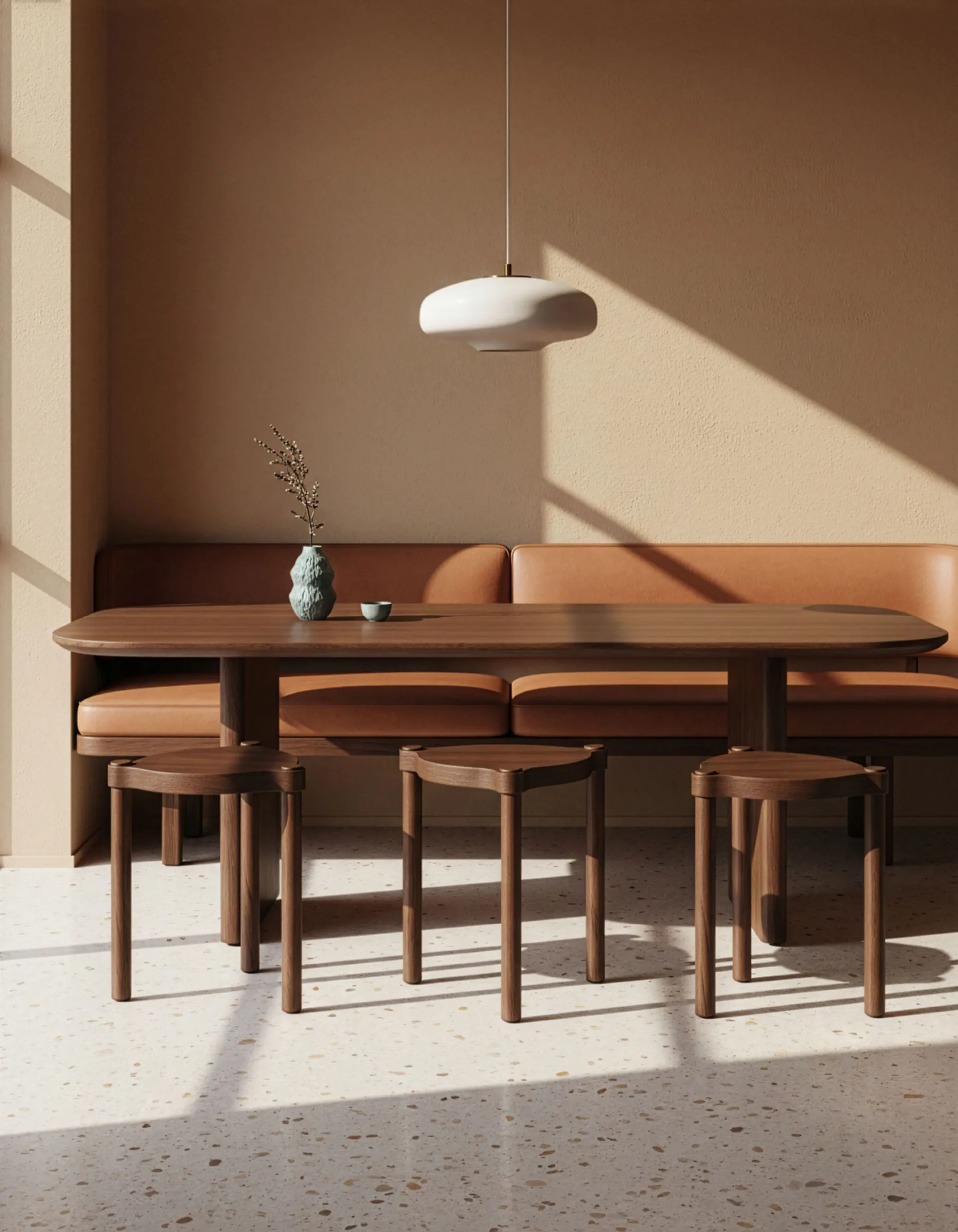 Woody skammel, Mørk eg Cooee Design
