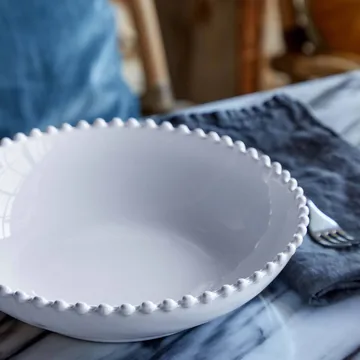 Pearl pastaskål - Hvid, Ø24 cm - Costa Nova