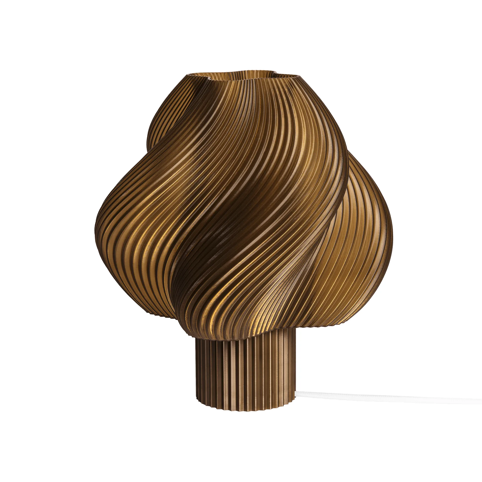 Soft Serve bordlampe, Caramel, Regular, 26 cm Crème Atelier
