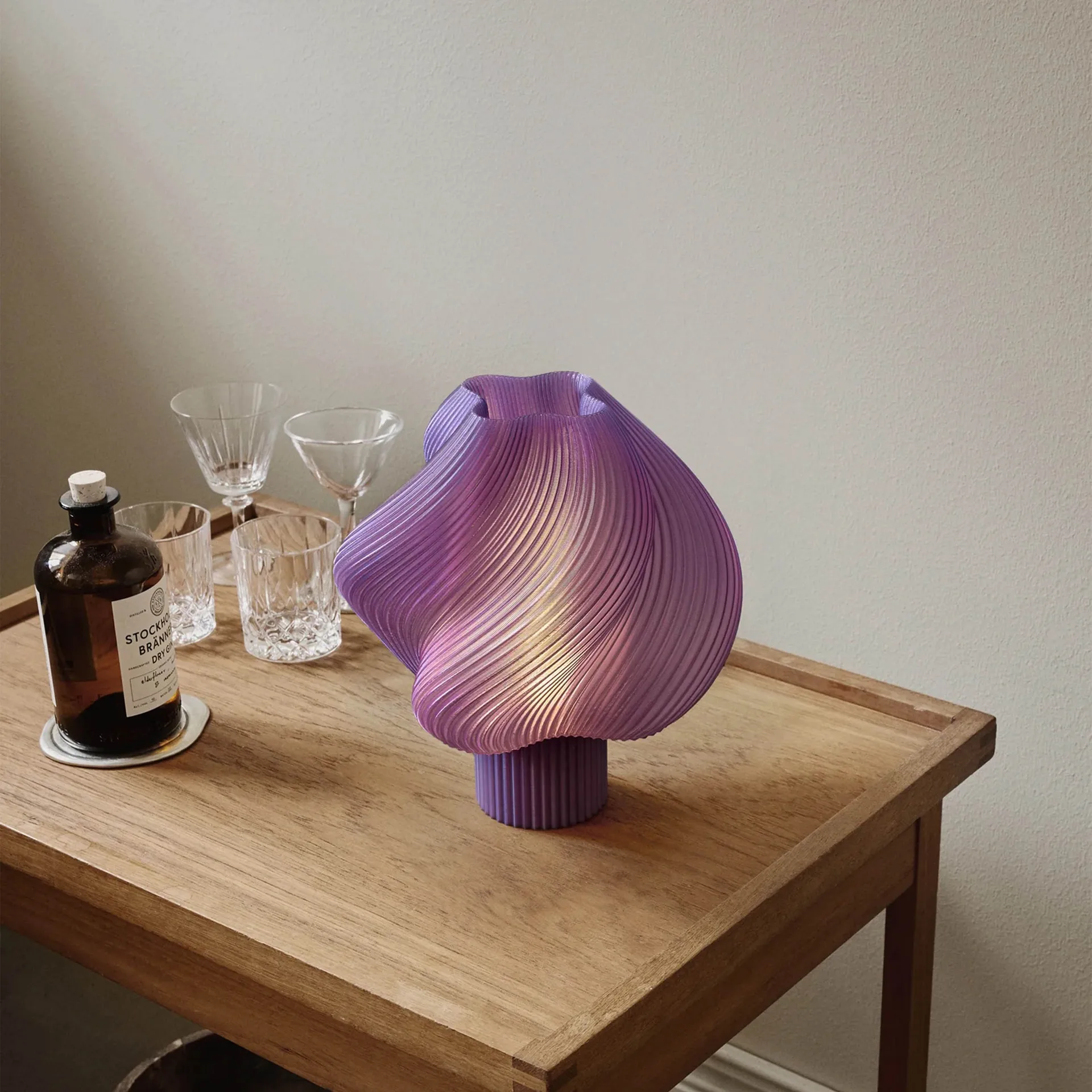 Soft Serve bordlampe, Lavender sorbet, Regular, 26 cm Crème Atelier