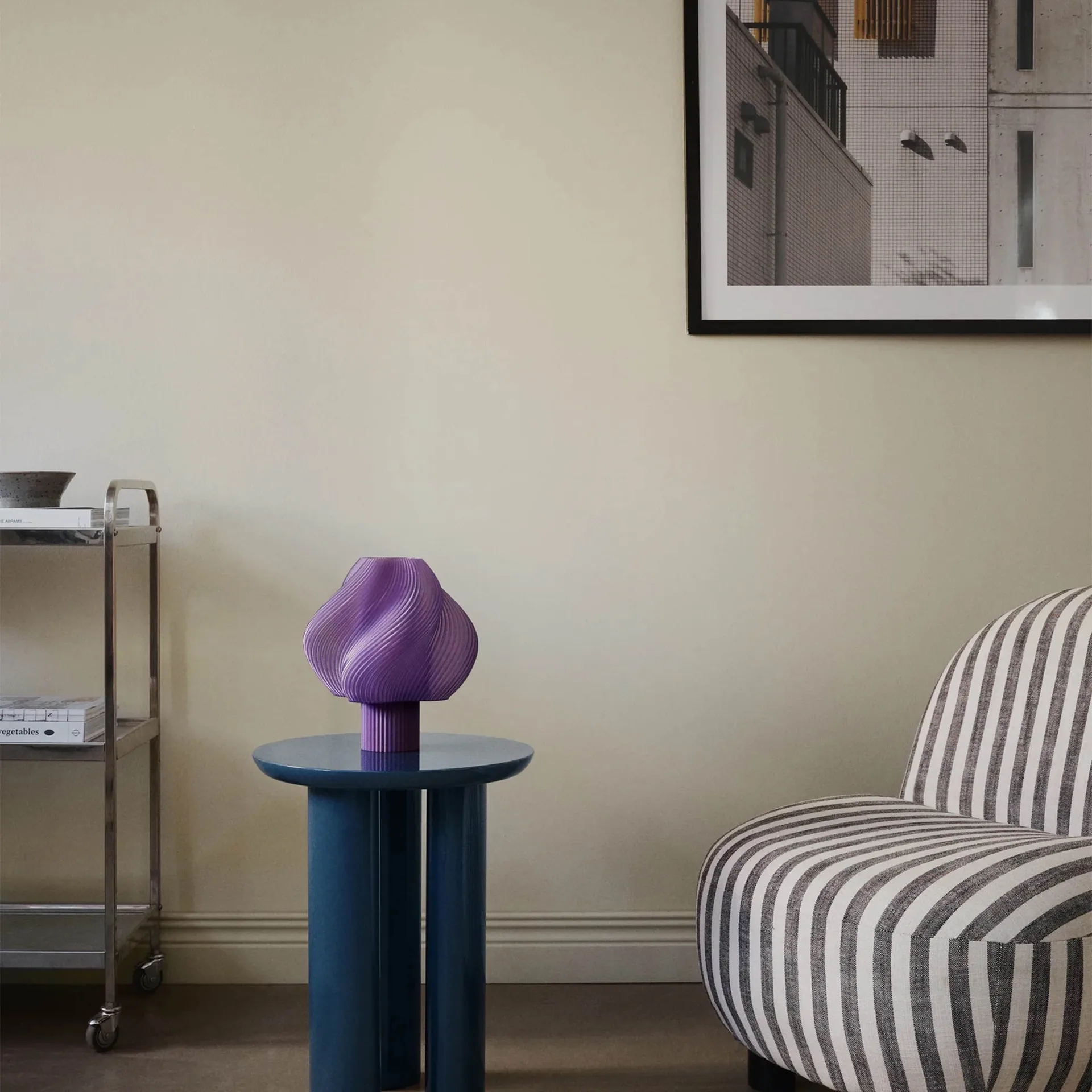 Soft Serve bordlampe, Lavender sorbet, Regular, 26 cm Crème Atelier