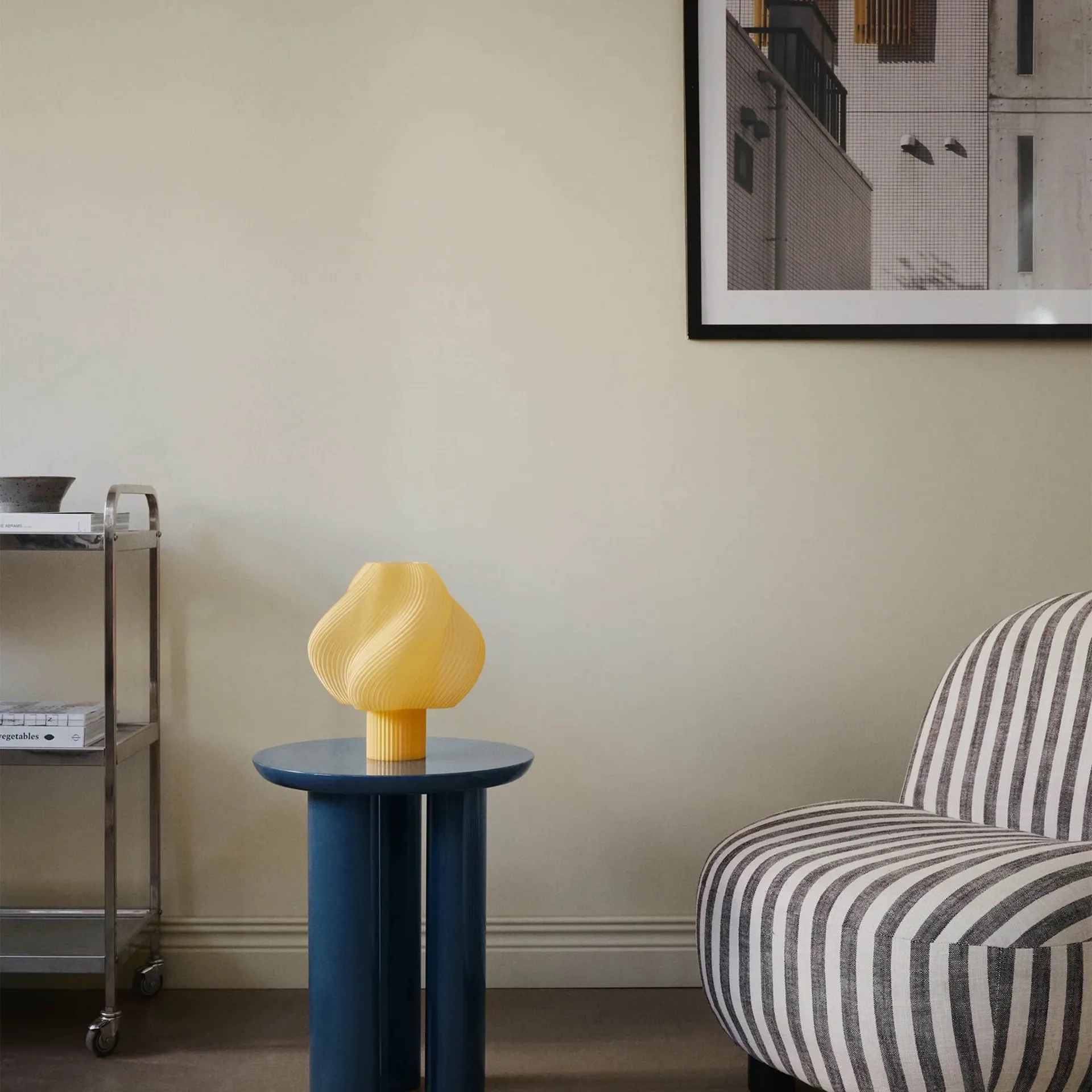 Soft Serve bordlampe, Limoncello sorbet, Regular, 26 cm Crème Atelier