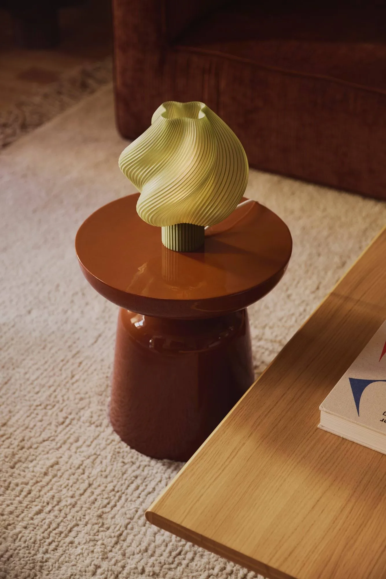 Soft Serve bordlampe, Olive Regular tallerken 26 cm Crème Atelier