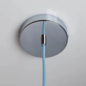 Soft Serve pendel - Blueberry sorbet-chrome, 02, 25 cm - Crème Atelier