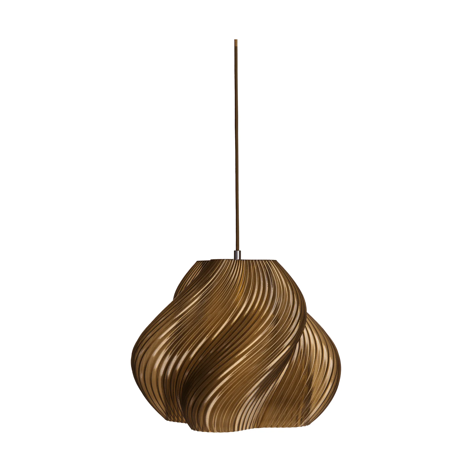 Soft Serve pendel, Caramel-chrome, 03, 30 cm Crème Atelier