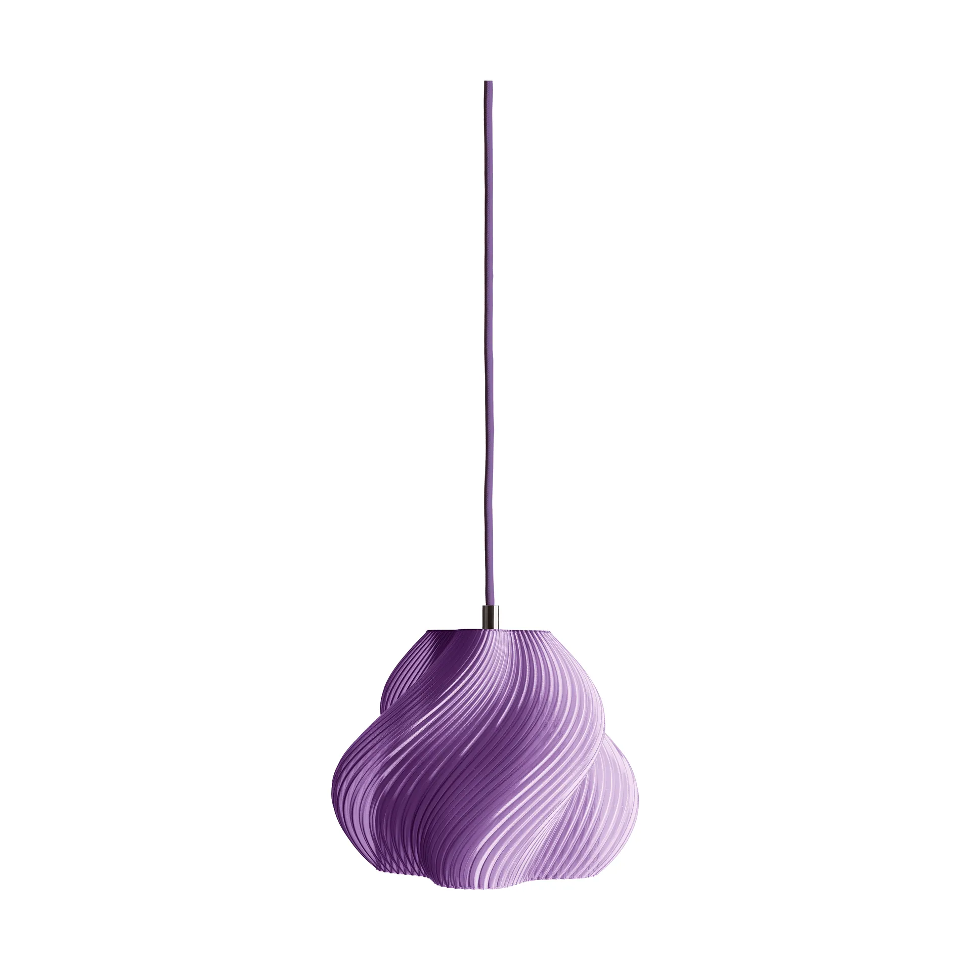 Soft Serve pendel, Lavender sorbet-chrome, 01, 20 cm Crème Atelier