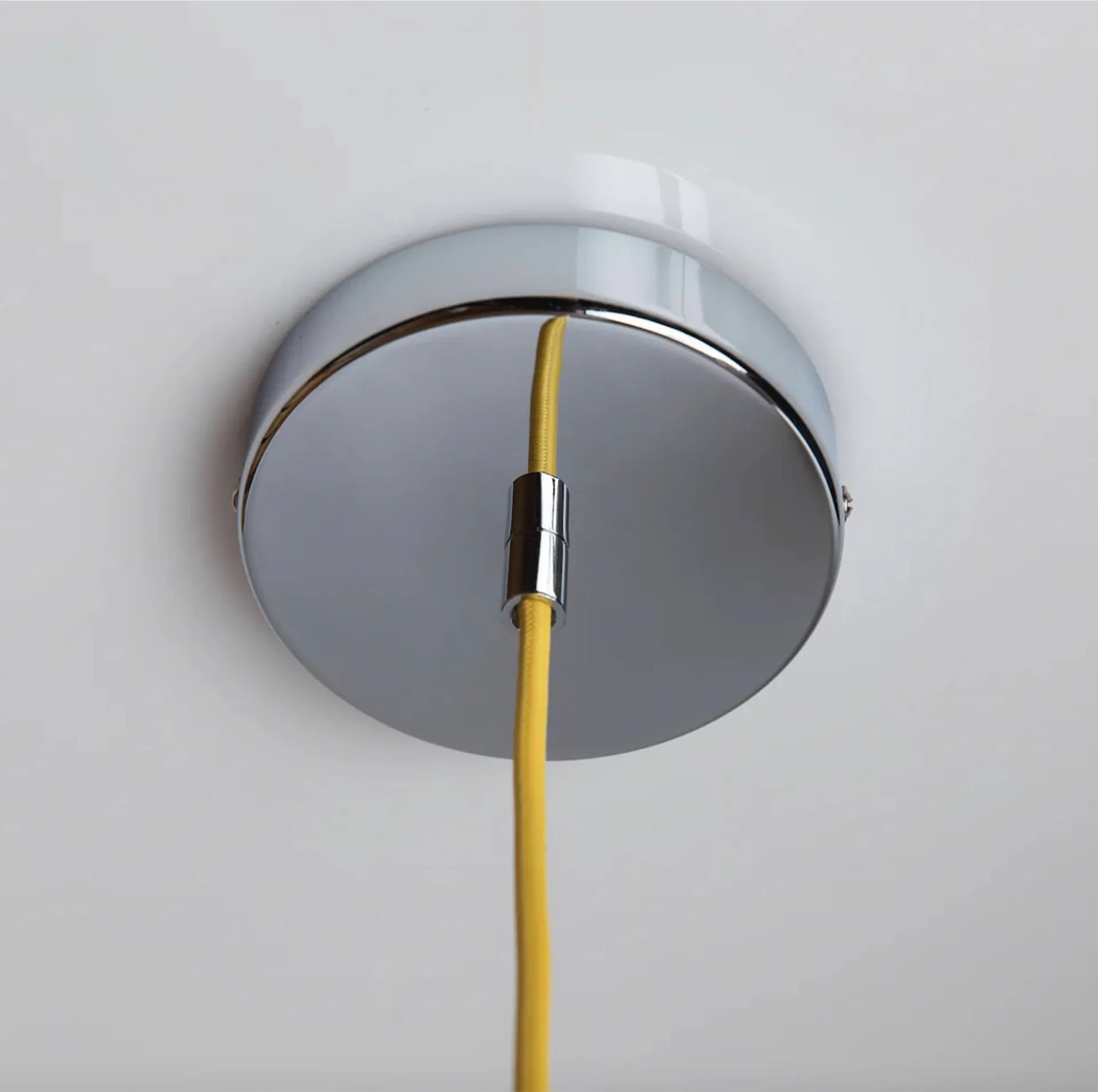 Soft Serve pendel, Limoncello sorbet-chrome, 02, 25 cm Crème Atelier