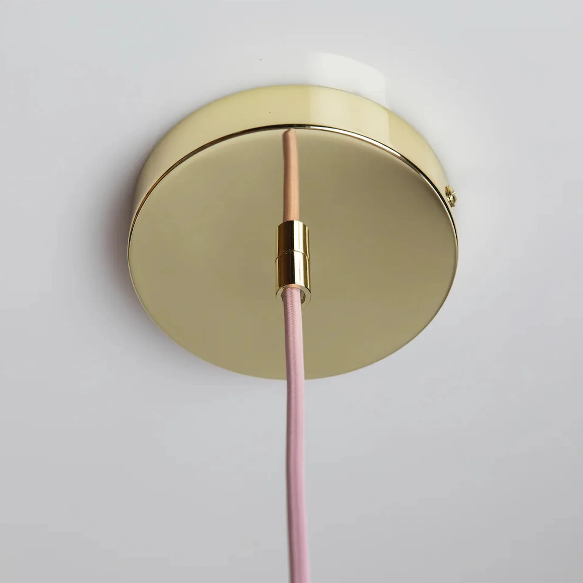 Soft Serve pendel, Rose sorbet-brass, 01, 20 cm Crème Atelier