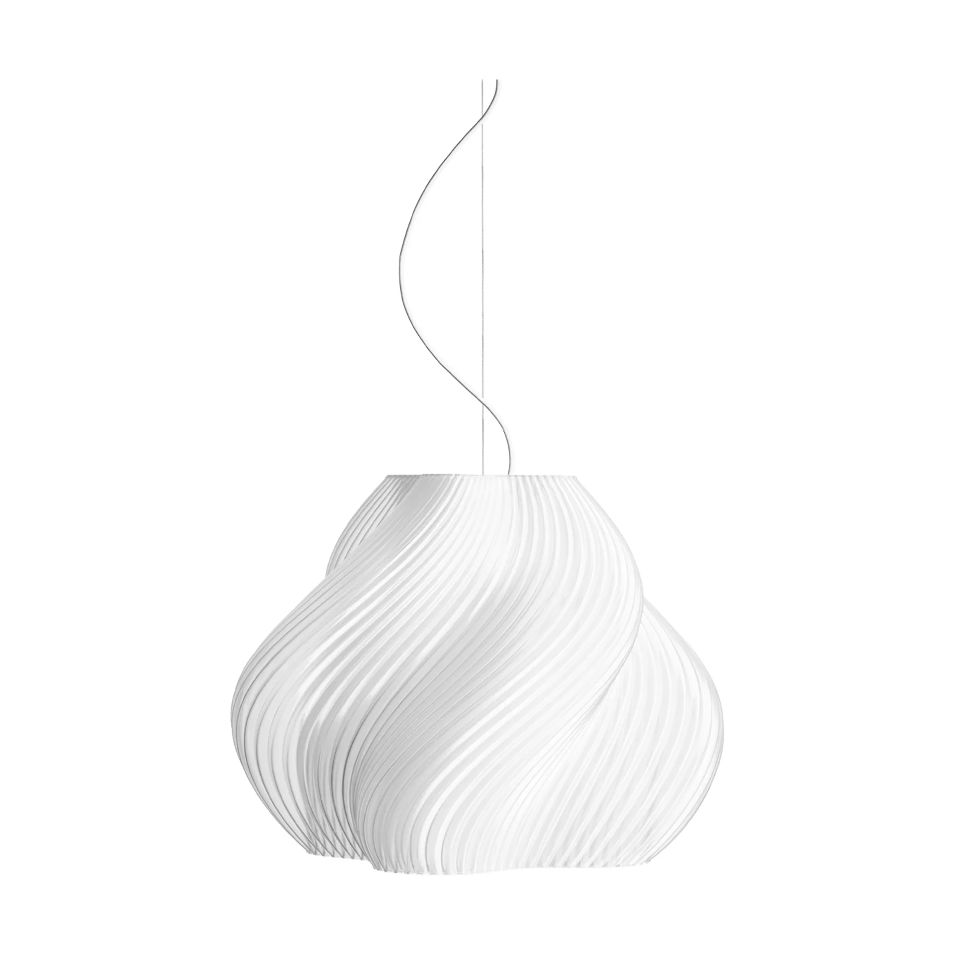 Soft Serve pendel, White-brass, Mega, 60 cm Crème Atelier