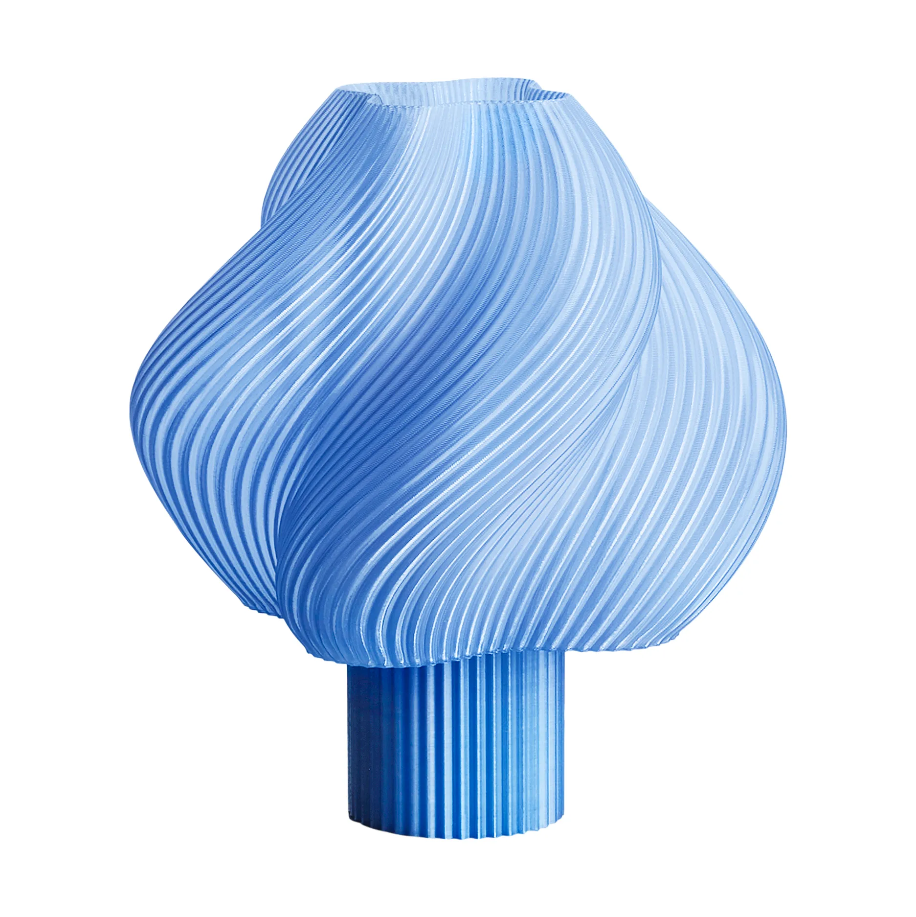 Soft Serve portabel bordlampe, Blueberry sorbet, 23 cm Crème Atelier