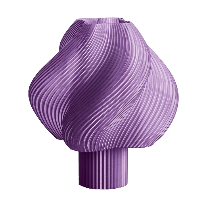 Soft Serve portabel bordlampe - Lavender sorbet, 23 cm - Crème Atelier
