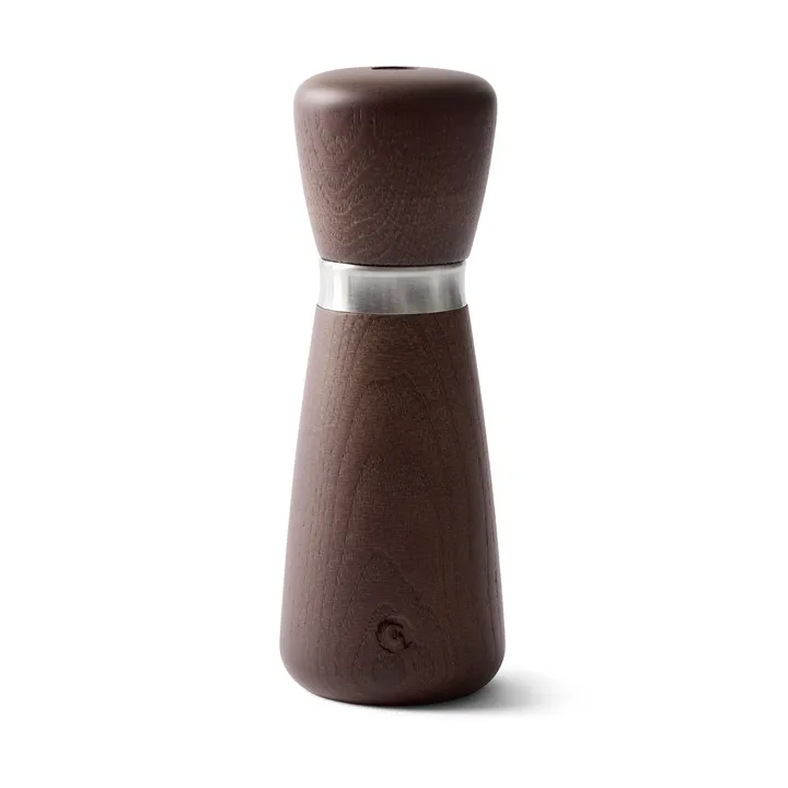 Kyoto krydderikværn - Brown glaze, FSC ash, 17 cm - Crushgrind
