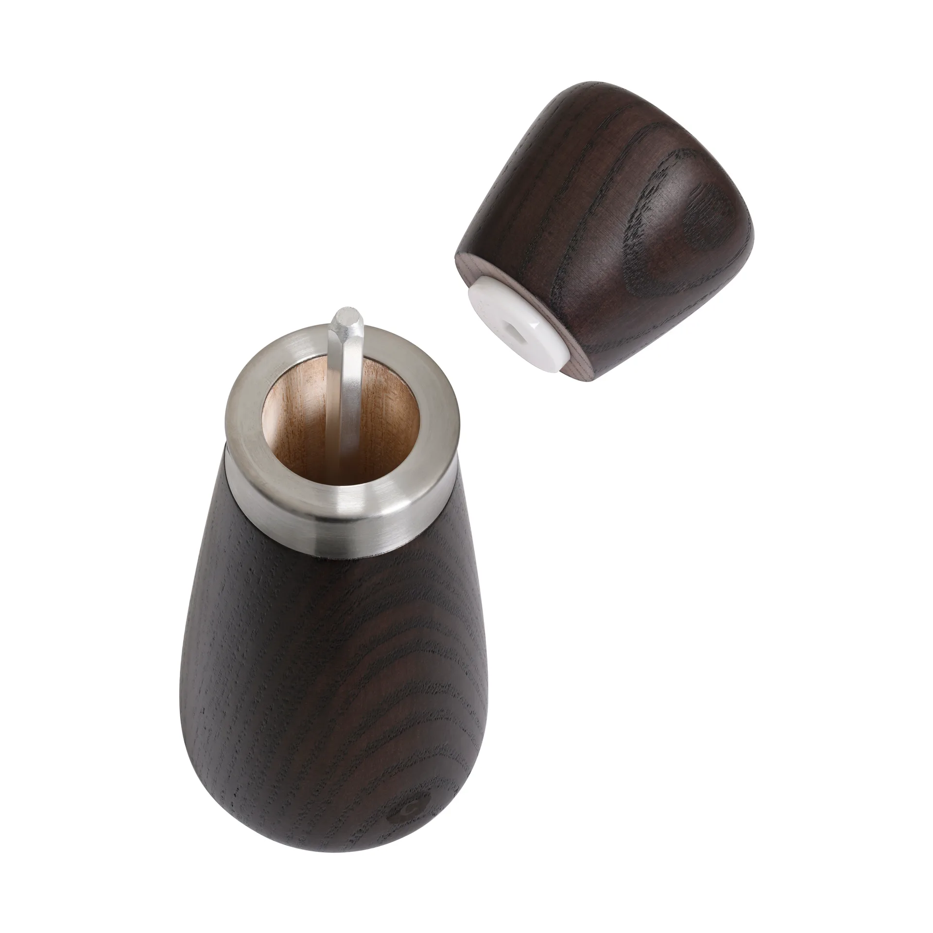 Kyoto krydderikværn, Brown glaze, FSC ash, 17 cm Crushgrind