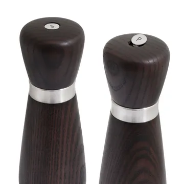 Kyoto krydderikværn - Brown glaze, FSC ash, 17 cm - Crushgrind