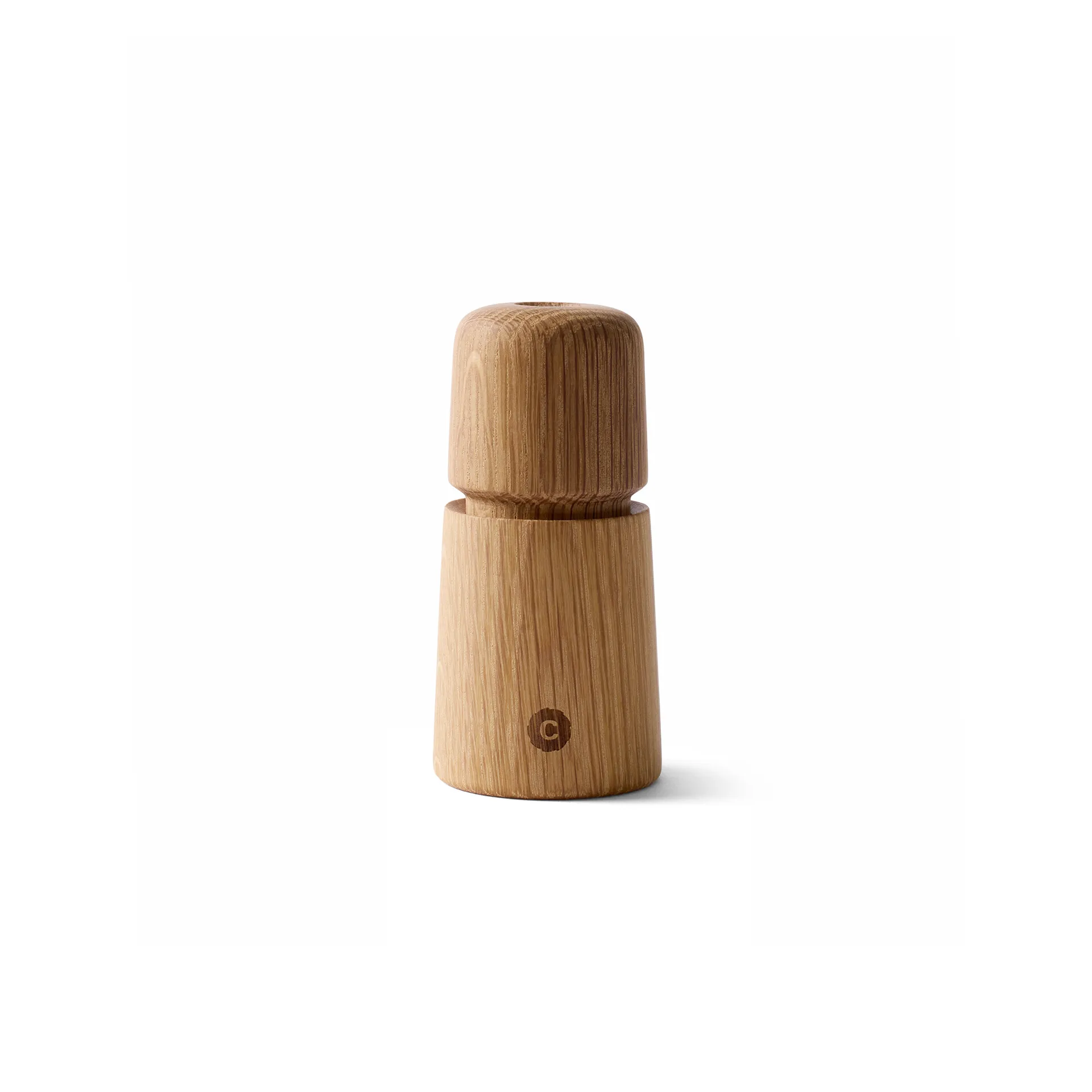 Stockholm krydderikværn, Natural, FSC oak, 11 cm Crushgrind