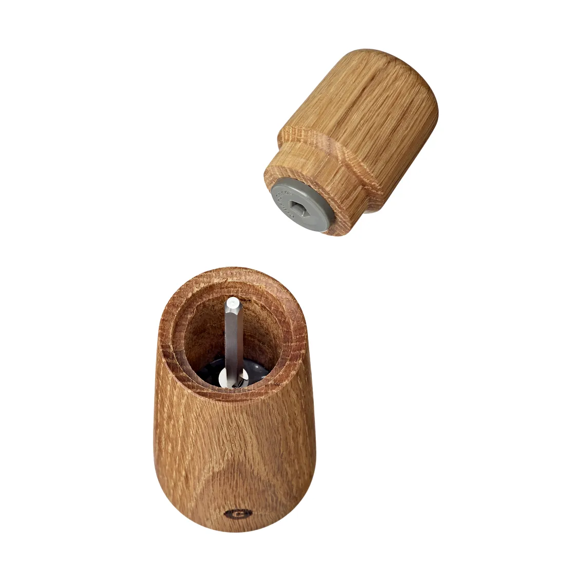 Stockholm krydderikværn, Natural, FSC oak, 11 cm Crushgrind