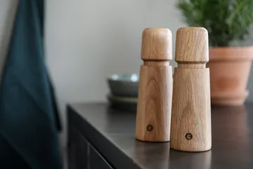 Stockholm krydderikværn - Natural, FSC oak, 17 cm - Crushgrind