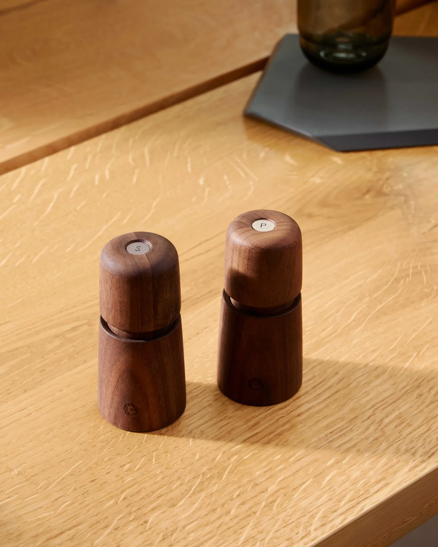 Stockholm krydderikværn, Natural, FSC walnut, 11cm Crushgrind