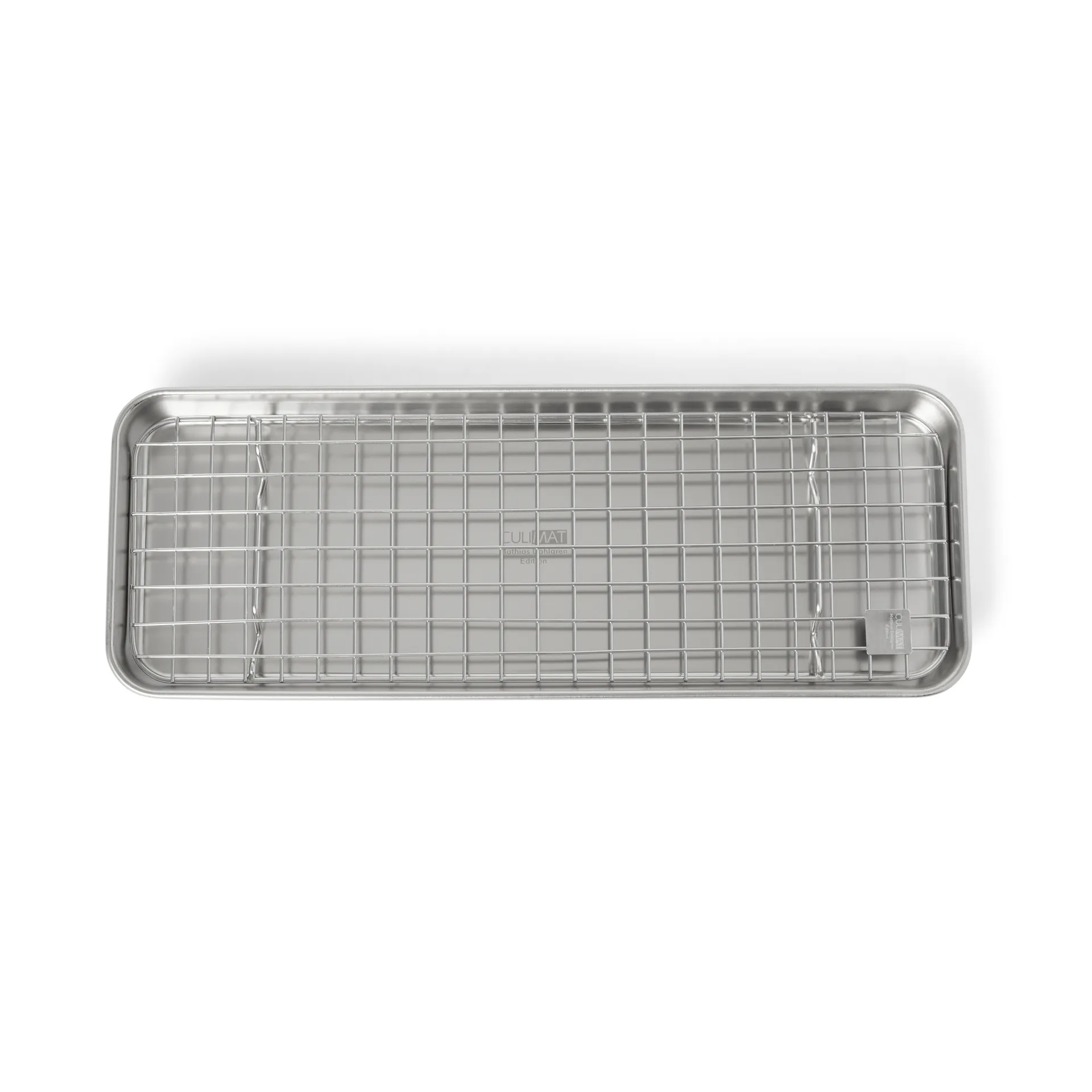 Culimat Culimat gastro fad med afkølingsrist Rustfrit stål, 38x14x2,5 cm