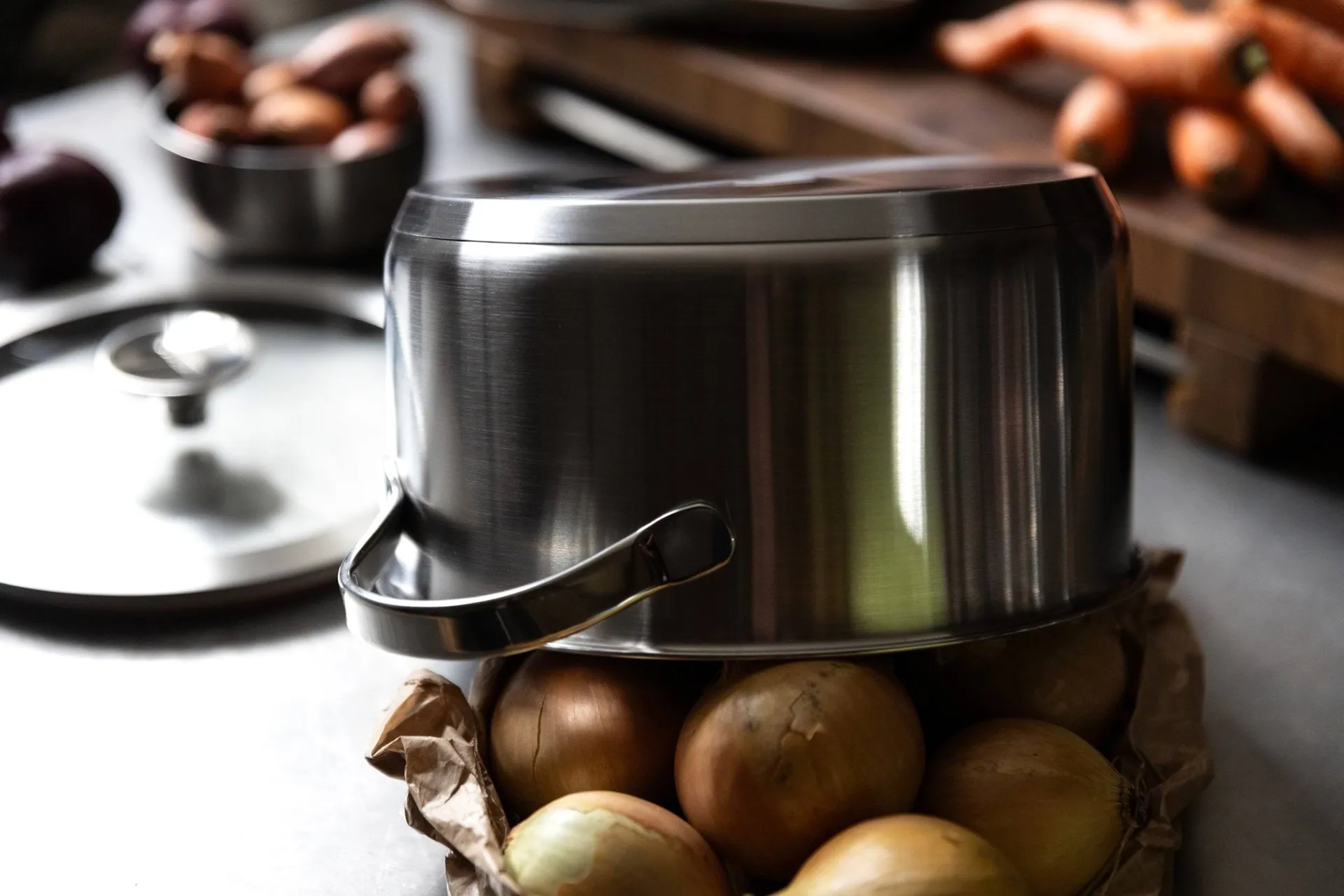 Culimat gryde, Rustfrit stål, glaslåg, 3 L Culimat