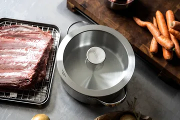 Culimat gryde - Rustfrit stål, glaslåg, 3 L - Culimat