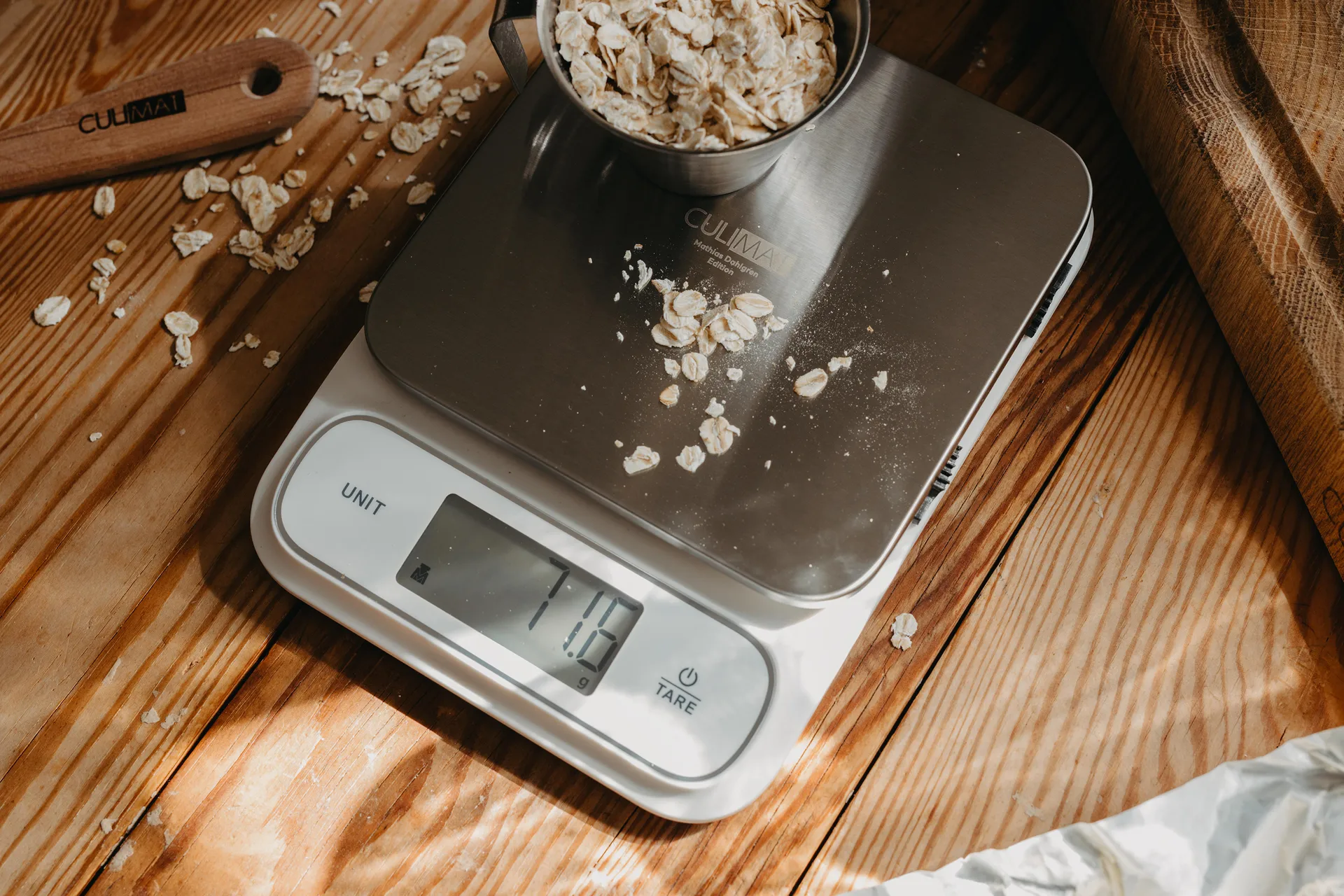 Digital køkkenvægt vandtæt, Hvid-sølv Culimat