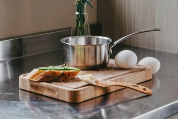 Skærebræt Eg Stavlimet med rille - 40 x 25 cm - Culimat