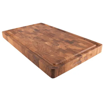 Skærebræt Eg Stavlimet med rille - 50x30 cm - Culimat