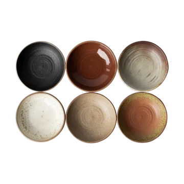 Bowl skål Ø9 cm 6-pak - Multi - DBKD