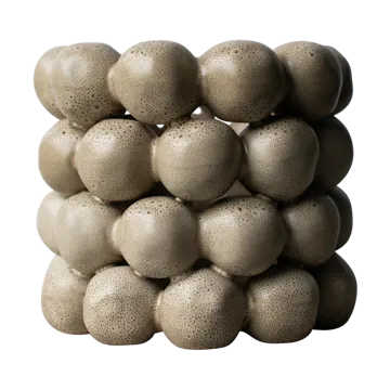 Bright fyrfadsstage Ø17 cm - Beige - DBKD