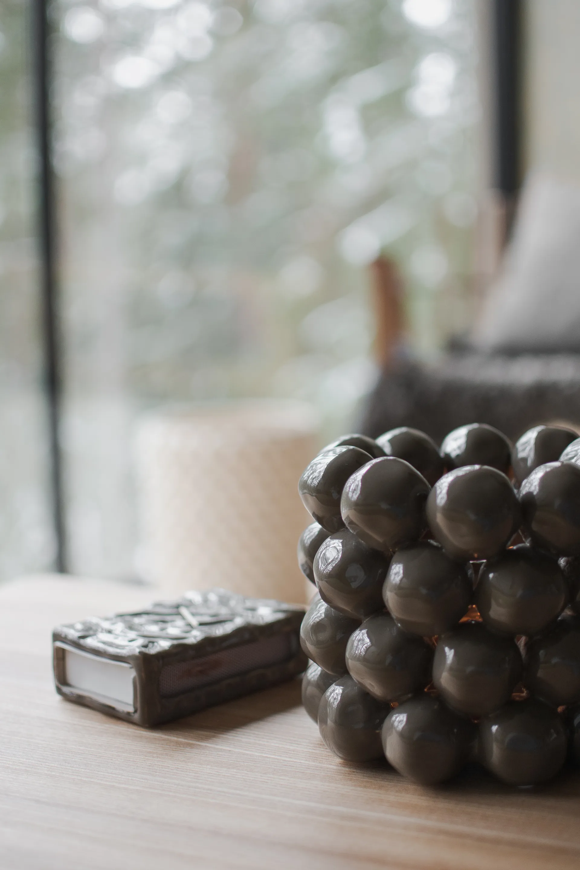 Bright fyrfadsstage Ø17 cm, Shiny dust DBKD