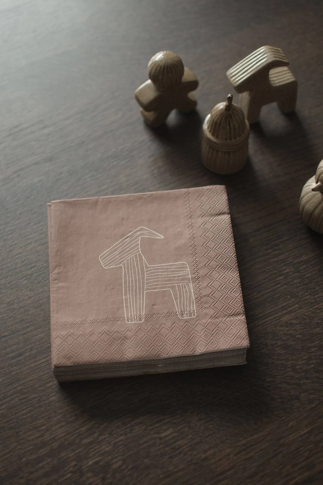 Bruse papirserviet 33x33 cm 20-pak, Brown DBKD