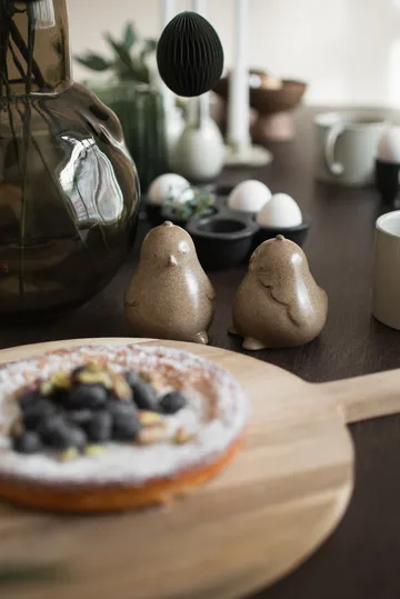 Chubby chicken påskedekoration 2 pak - Beige - DBKD