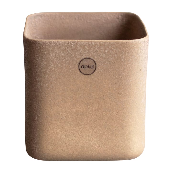 Cube krukke small 13 cm - Sand - DBKD