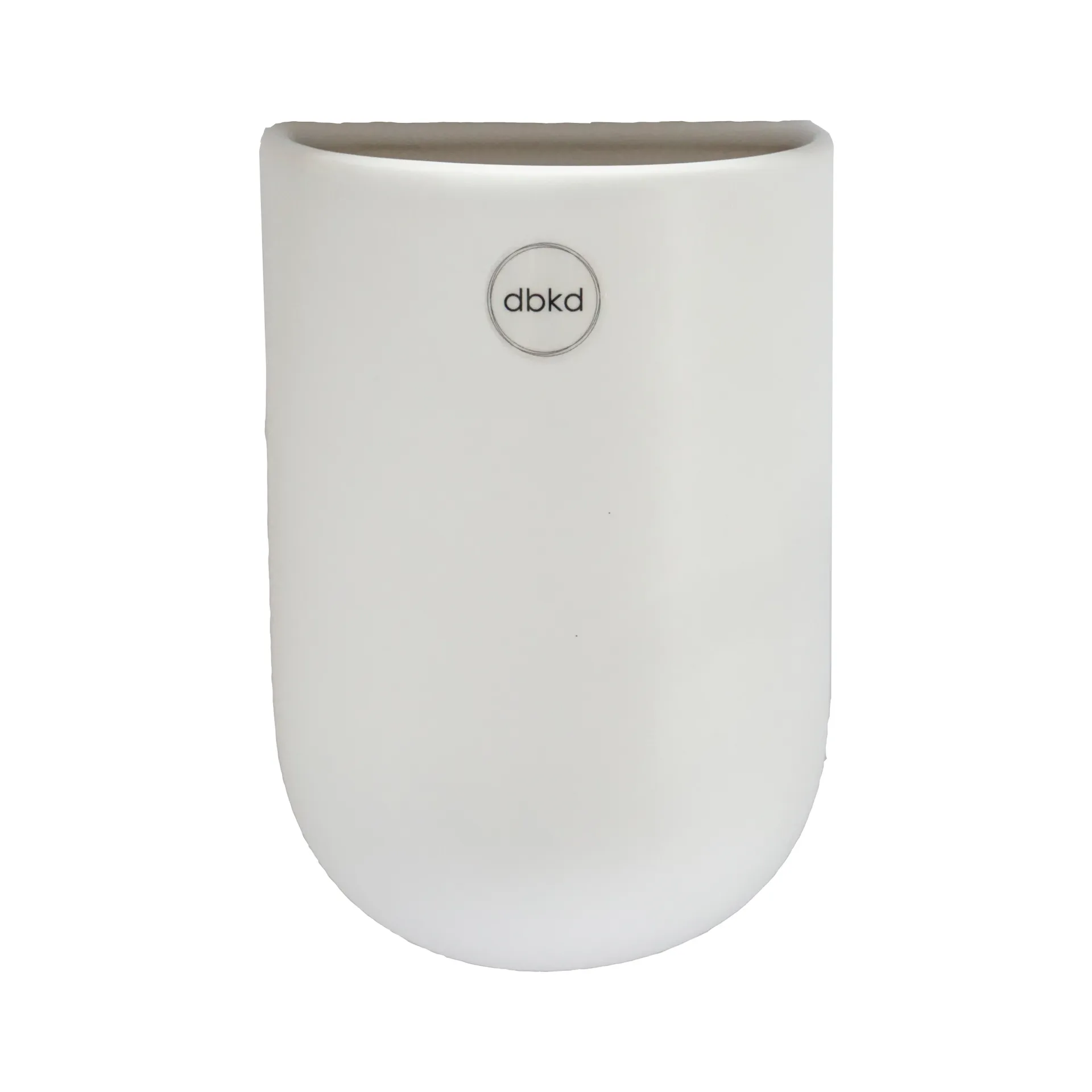 Cut væghængt urtepotte hvid, medium DBKD