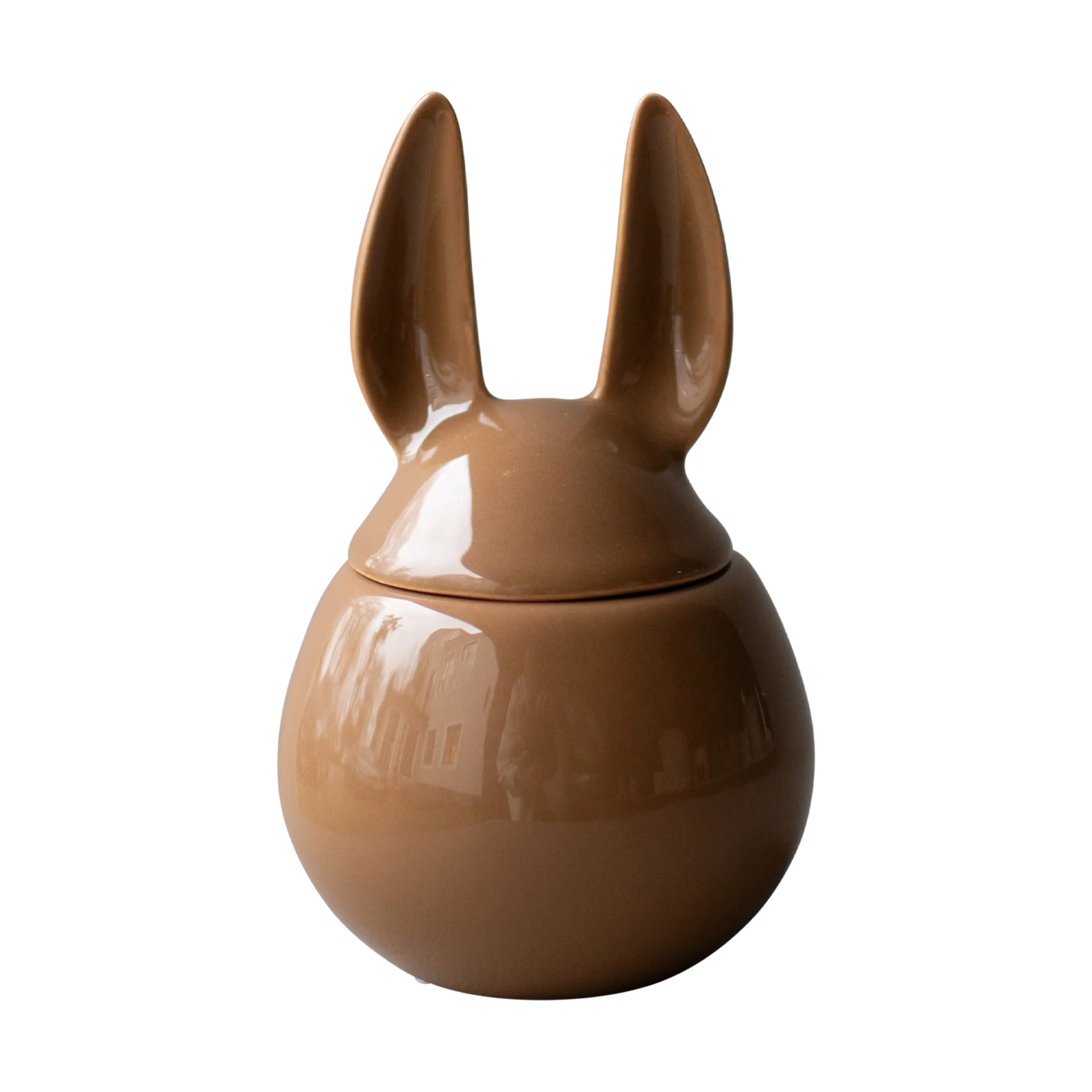 DBKD Eating rabbit skål lille, Shiny nougat DBKD