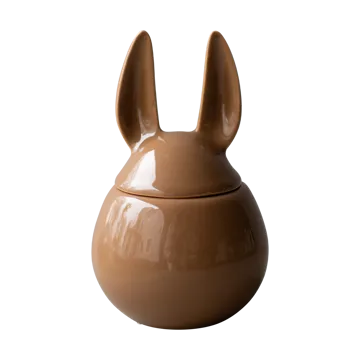 DBKD Eating rabbit skål lille - Shiny nougat - DBKD